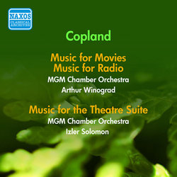 Music for Movies / Music for the Theatre Suite / Music for Radio 1953-1956 Soundtrack (Aaron Copland) - CD cover