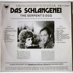 Das Schlangenei Soundtrack (Rolf Wilhelm) - CD Back cover