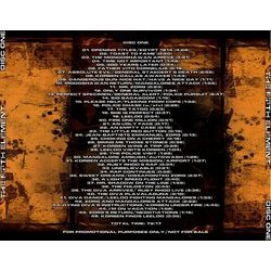 The Fifth Element Soundtrack (Eric Serra) - CD Back cover