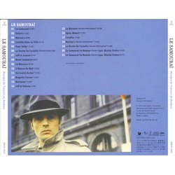 Le Samoura Ścieżka dźwiękowa (Franois de Roubaix) - Tylna strona okladki plyty CD