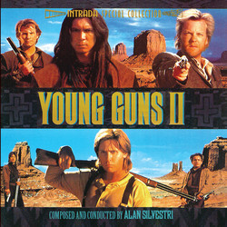 Young Guns II Trilha sonora (Alan Silvestri) - capa de CD
