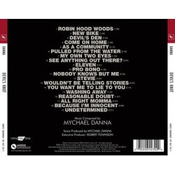 Devil's Knot サウンドトラック (Mychael Danna) - CD裏表紙