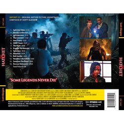 Hatchet III Trilha sonora (Scott Glasgow) - CD capa traseira