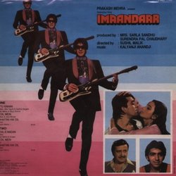 Imaandaar Trilha sonora (Anjaan , Kalyanji Anandji, Various Artists, Maya Govind, Prakash Mehra) - CD capa traseira