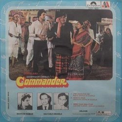 Commander Ścieżka dźwiękowa (Anjaan , Kalyanji Anandji, Various Artists) - Tylna strona okladki plyty CD