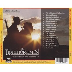The Lighthorsemen Trilha sonora (Mario Millo) - CD capa traseira