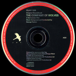 The Company of Wolves サウンドトラック (George Fenton) - CDインレイ