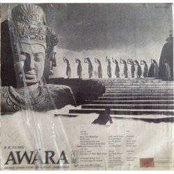 Awāra Ścieżka dźwiękowa (Various Artists, Shankar Jaikishan, Hasrat Jaipuri, Shailey Shailendra) - Tylna strona okladki plyty CD