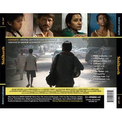 Siddharth Soundtrack (Andrew Lockington) - CD Back cover