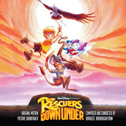 The Rescuers Down Under Ścieżka dźwiękowa (Bruce Broughton) - Okładka CD