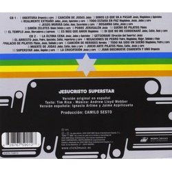 Jesucristo Superstar - Edicin 30 Aniversario Colonna sonora (Andrew Lloyd Webber, Tim Rice) - Copertina posteriore CD
