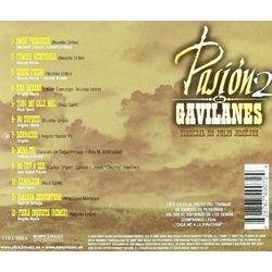 Pasion De Gavilanes 2 サウンドトラック (Nicols Uribe) - CD裏表紙