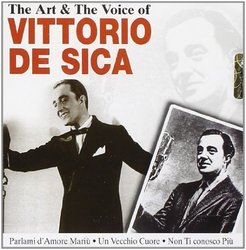 The Art & the Voice of Vittorio De Sica Soundtrack (Various Artists) - CD cover