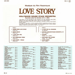Love Story and Other Romantic Film Themes Soundtrack (Various Artists, Francis Lai) - CD Back cover