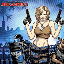 Command & Conquer Red Alert 3 Trilha sonora (James Hannigan) - capa de CD