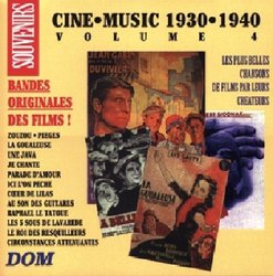 Cine Music 1930/1940, Vol.4 Soundtrack (Various Artists) - Cartula