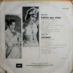 Kahin Aur Chal / Janwar Soundtrack (Various Artists, Shankar Jaikishan, Shailey Shailendra) - CD Back cover