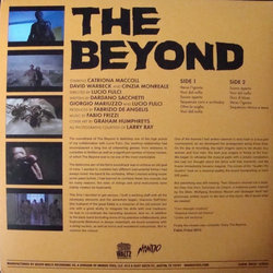 The Beyond Trilha sonora (Fabio Frizzi) - CD capa traseira