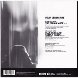 Delian Mode / Blue Veils & Golden Sands Ścieżka dźwiękowa (Delia Derbyshire) - Tylna strona okladki plyty CD