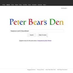 Peter Bear's Den: Seasons 2 & 3 Soundtrack (Wonsun Keem, Doug Perkins, Alex Wroten) - CD cover