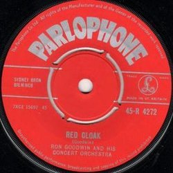Elizabethan Serenade / Red Cloak Soundtrack (Ronald Binge, Ron Goodwin) - CD cover