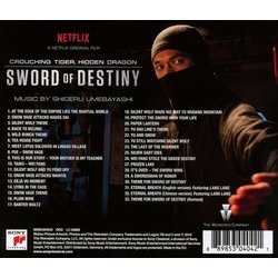 Crouching Tiger, Hidden Dragon: Sword of Destiny Ścieżka dźwiękowa (Shigeru Umebayashi) - Tylna strona okladki plyty CD