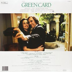 Green Card Soundtrack (Hans Zimmer) - CD Back cover