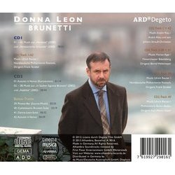 Donna Leon - Brunetti Soundtrack (Florian Appl, Ulrich Reuter) - CD Back cover
