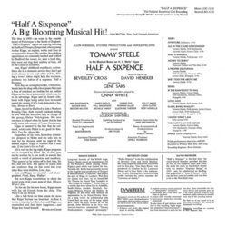 Half a Sixpence Ścieżka dźwiękowa (Various Artists, Tommy Steele) - Tylna strona okladki plyty CD