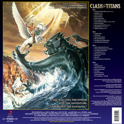 Clash of the Titans Trilha sonora (Laurence Rosenthal) - CD capa traseira