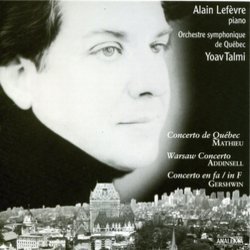 Concerto de Qubec; Warsaw Concerto; Concerto in F Soundtrack (Richard Addinsell, George Gershwin, Andr Mathieu) - CD cover
