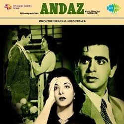 Andaz Soundtrack (Various Artists,  Naushad, Majrooh Sultanpuri) - CD-Cover