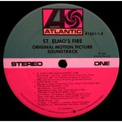 St. Elmo's Fire Soundtrack (Various Artists, David Foster) - cd-inlay
