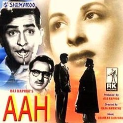Aah サウンドトラック (Mukesh , Shankar Jaikishan, Hasrat Jaipuri, Lata Mangeshkar, Shailey Shailendra) - CDカバー