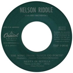 El Alamo サウンドトラック (Nelson Riddle) - CDインレイ