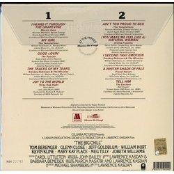 The Big Chill Ścieżka dźwiękowa (Various Artists, Roger Bolton) - Tylna strona okladki plyty CD