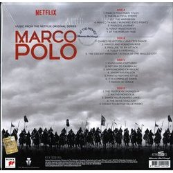 Marco Polo Ścieżka dźwiękowa (Eric V. Hachikian, Peter Nashel) - Tylna strona okladki plyty CD