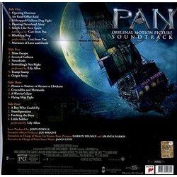 Pan Soundtrack (John Powell) - CD Back cover