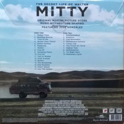 The Secret Life of Walter Mitty Soundtrack (Theodore Shapiro) - CD Back cover