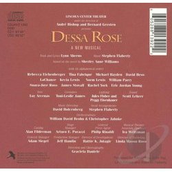 Dessa Rose Soundtrack (Lynn Ahrens, Stephen Flaherty) - CD Back cover