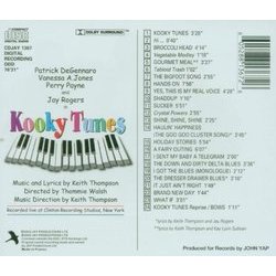 Kooky Tunes Soundtrack (Keith Thompson, Keith Thompson) - CD Back cover