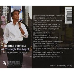 All Through The Night - George Dvorsky Ścieżka dźwiękowa (Various Artists, George Dvorsky) - Tylna strona okladki plyty CD