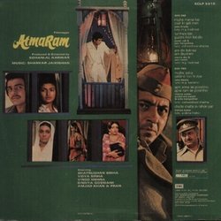 Atmaram サウンドトラック (Various Artists, M. G. Hashmat, Shankar Jaikishan, Vishweshwar Sharma, Prabha Thakur) - CD裏表紙