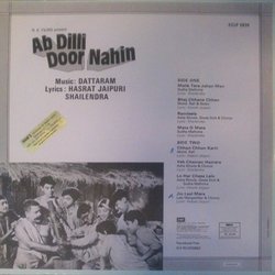 Ab Dilli Door Nahin Bande Originale (Various Artists, Hasrat Jaipuri, Shailey Shailendra, Dattaram Wadkar) - CD Arrière