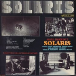Solaris Ścieżka dźwiękowa (Eduard Artemev) - Tylna strona okladki plyty CD