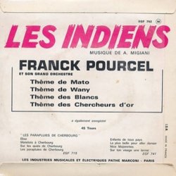 Les Indiens Soundtrack (Armand Migiani, Franck Pourcel) - CD Back cover