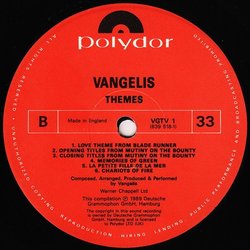 Vangelis - Themes 声带 ( Vangelis) - CD-镶嵌