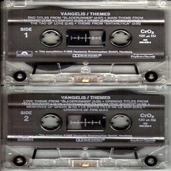 Vangelis - Themes サウンドトラック ( Vangelis) - CD裏表紙