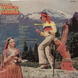 Woh Jo Hasina Soundtrack (Raamlaxman , Various Artists, Gauhar Kanpuri, Naqsh Lyallpuri) - CD Back cover