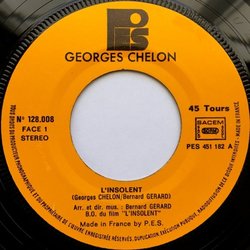 L'Insolent Trilha sonora (Georges Chelon, Max Gazzola, Bernard Grard) - CD-inlay
